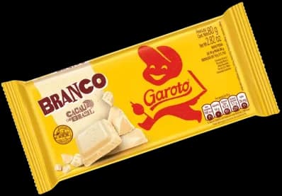 BARRA GAROTO CHOC BRANCO 16X80G