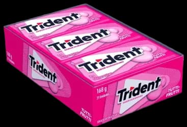 CHICLE TRIDENT 5S T FRUTTI 168G C/21