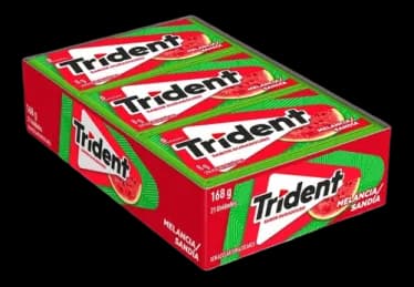 CHICLETE TRIDENT 5S MELANCIA 168G C/21