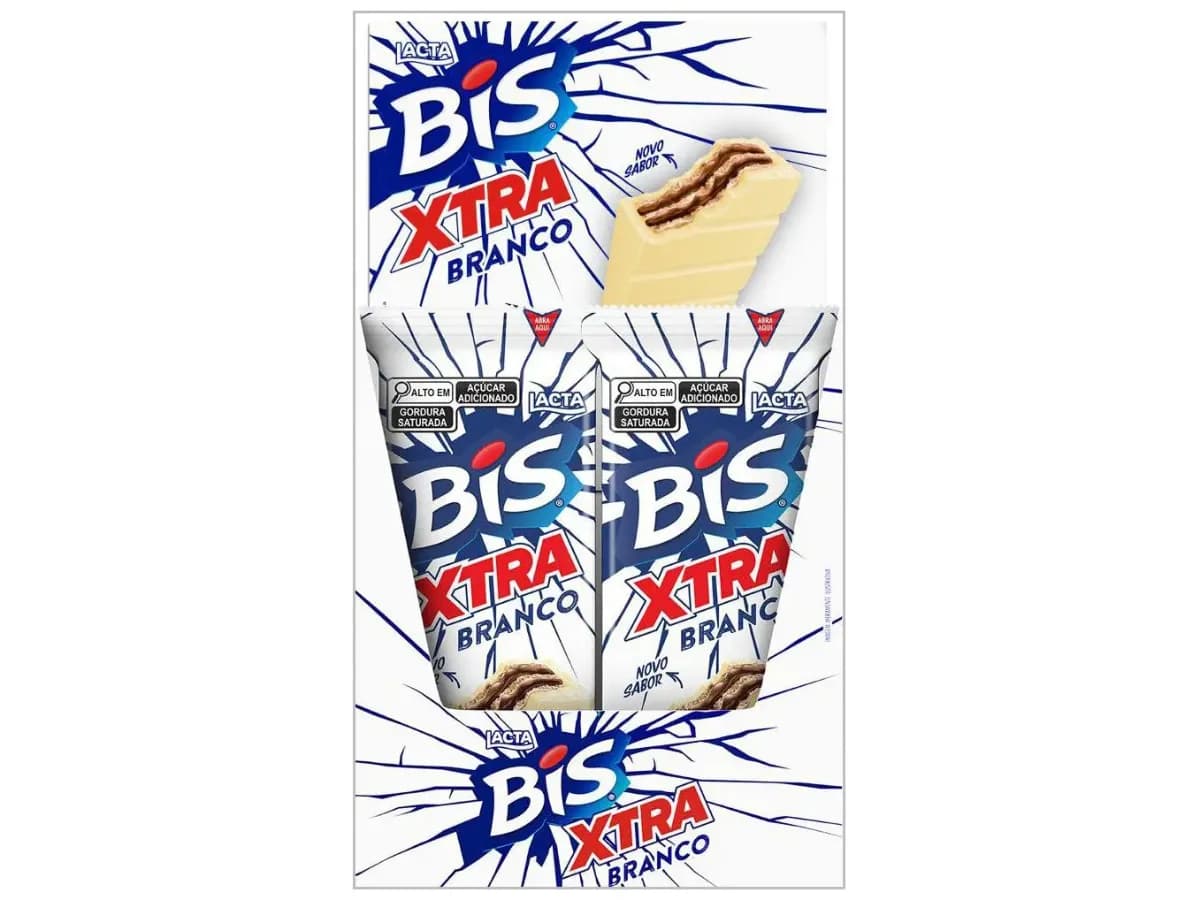 WAF BIS LACTA XTRA BRANCO 24X45G 1,08KG