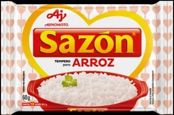 TEMP SAZON ARROZ BRANCO 60G C/48