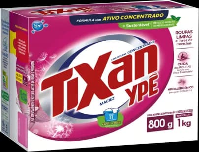 SABÃO EM PÓ TIXAN YPE MACIEZ CART 24X800G