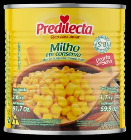 MILHO VERDE PREDILECTA LT 6X1,7KG