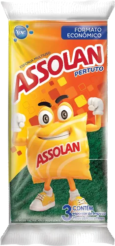 ESPONJA ASSOLAN PERTUTO C/3