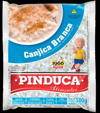 CANJICA PINDUCA BRANCA 10/500G