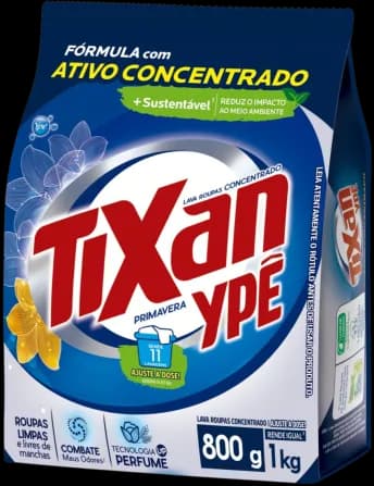 SABÃO EM PÓ TIXAN YPE PRIMAVERA SACHE 20X800G