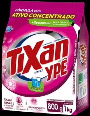 SABÃO EM PÓ TIXAN YPE MACIEZ SACHE 20X800G