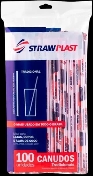 CANUDO EMB 5MM STRAWPLAST C/100