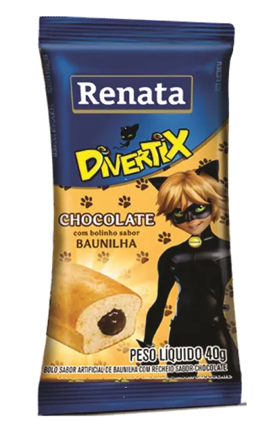 BOLINHO RENATA BAUN/CHOC 40G C/20