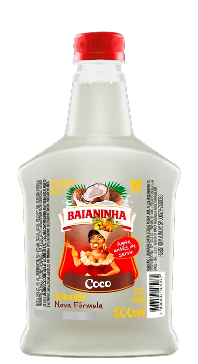 BATIDA BAIANINHA COCO PET 24X500ML