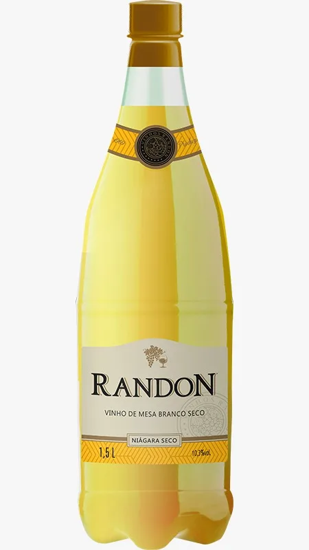 VINHO RANDON BRANCO SECO PET 6X1,5LT