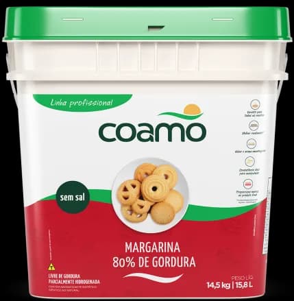 MARGARINA COAMO S/SAL 80% 14,5KG