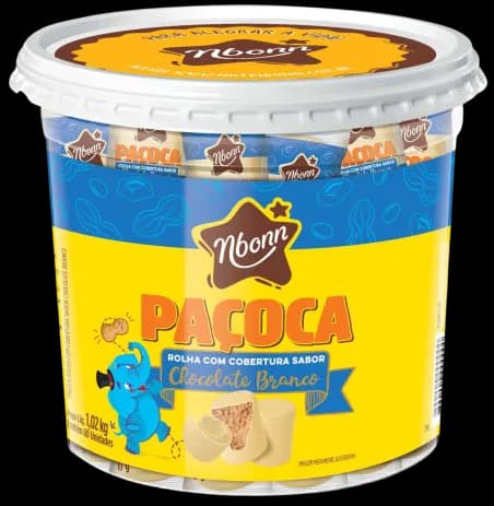 PACOCA ROLHA CHOC/BCO BONN C/60 1,02KG