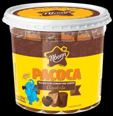 PACOCA ROLHA C/ CHOC BONN C/50 1,010KG