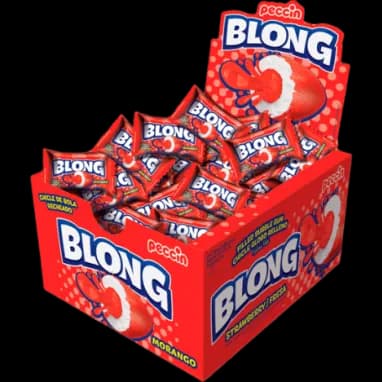 CHICLE BLONG MORANGO 200G C/40