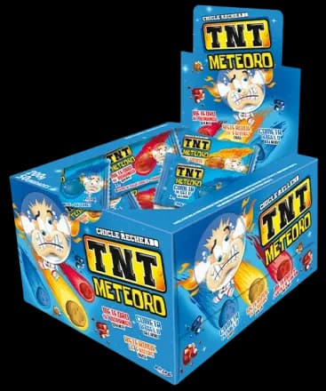 CHICLE RECHEADO TNT METEORO C/50