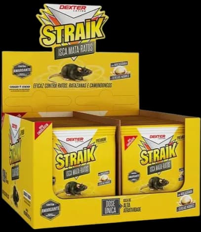 INSET, RATICIDA STRAIK 25G C/40