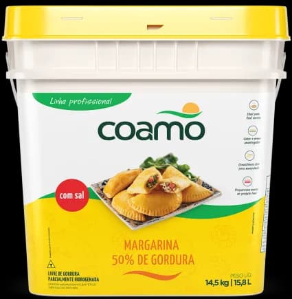 MARGARINA COAMO C/SAL 50% 14,5KG