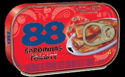 SARDINHA 88 TOMATE 125G