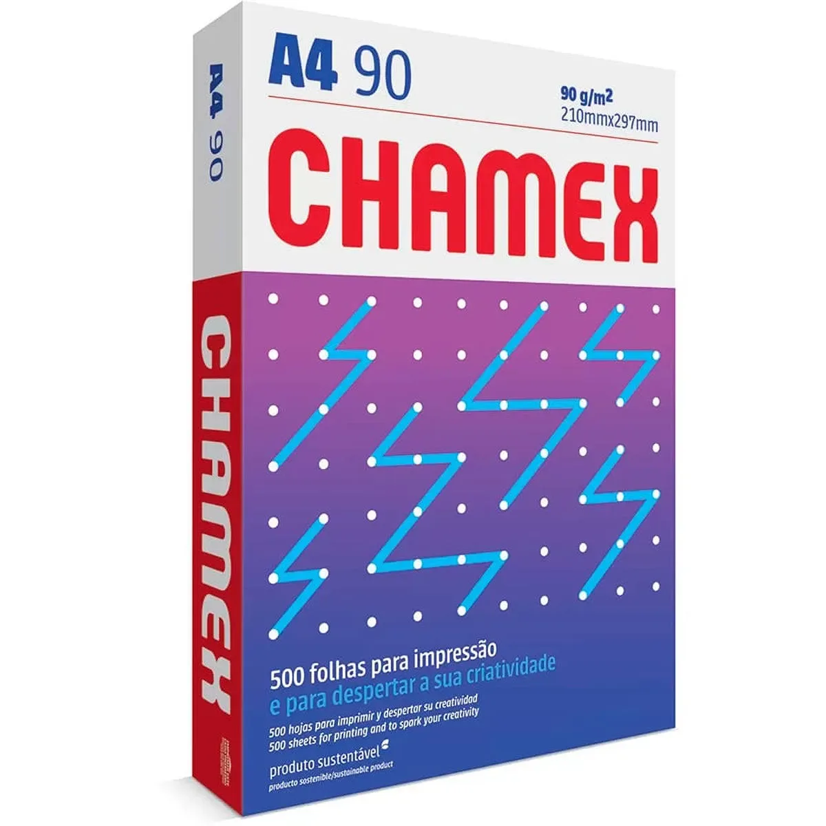 PAPEL A4 CHAMEX 90g C/500