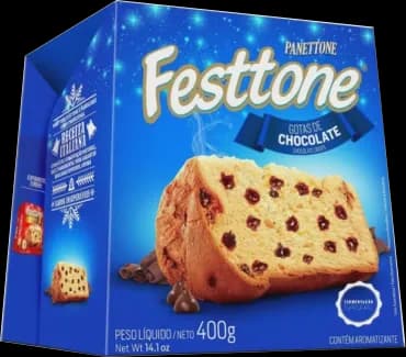 PANETTONE FESTONE CHOC, 12/400G