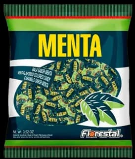 BALA FLORESTAL MENTA 500G