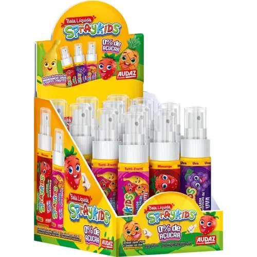 BRINQ BALA SPRAYKIDS SORTIDAS C/12