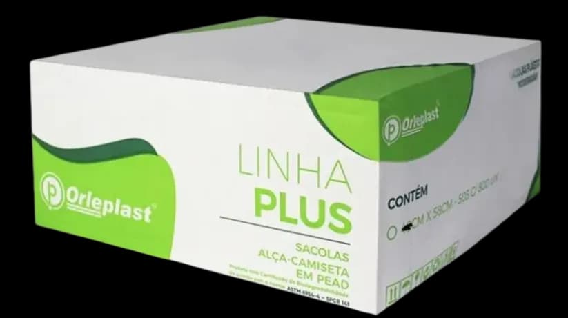 SACOLA ORLEPLAST PLUS 38/48 C/800