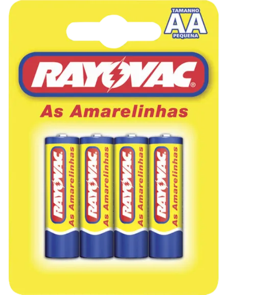 PILHA RAYOVAC AA C/4