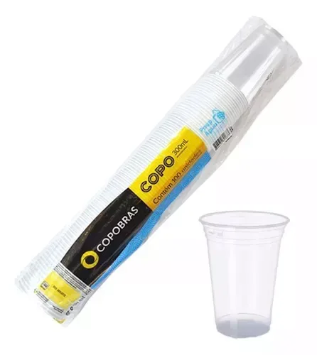 COPO CHOPP PP COPOBRAS ACRIL 300ML C/50
