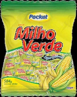 BALA POCKET MILHO VERDE 500G