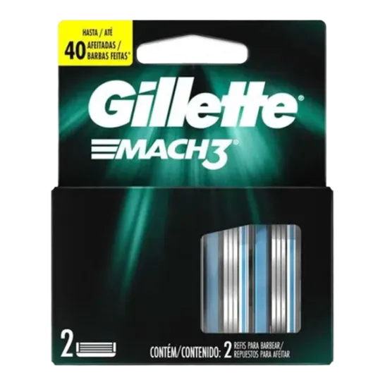 CARGA GILLETTE MACH 3 C/2