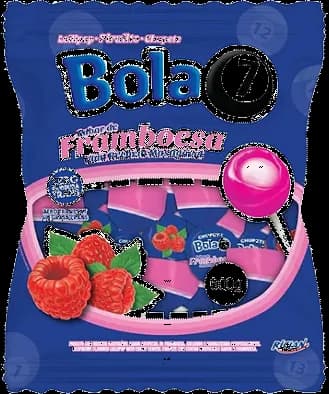 PIRUL POP M BOLA 7 FRAMB 500G