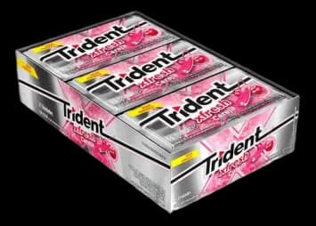 CHICLE TRIDENT XFRESH CEREJA 5S C21