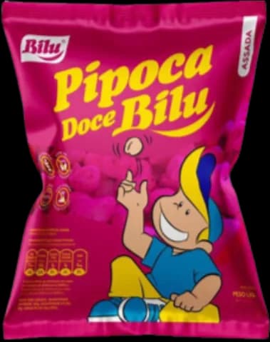 PIPOCA DOCE BILU 80G C/10