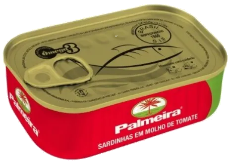 SARDINHA PALMEIRA TOMATE 125G