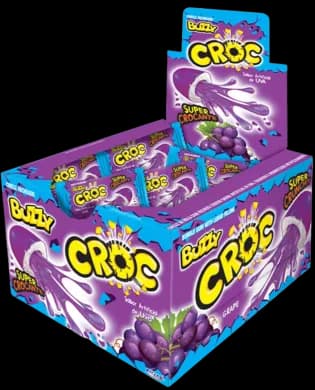 CHICLE BUZZY CROC UVA 172G C/40