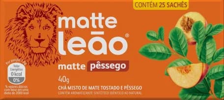 CHA MATE LEAO PESSEGO C/30