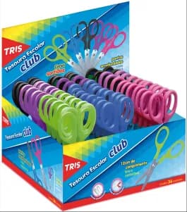ESC TESOURA ESCOLAR 12CM C/36