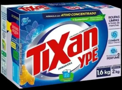SABÃO EM PÓ TIXAN YPE PRIMAVERA 9X1,6KG