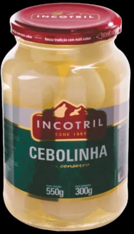 CONSERVA CEBOLINHA INCOTRIL 15X300G