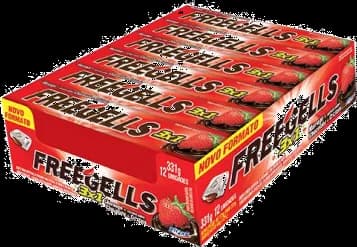FREEGELLS 3X1 MORANGO / CHOC C/12