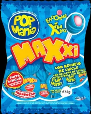 PIRUL POP MANIA MAXXI FRAMB 672G C/24