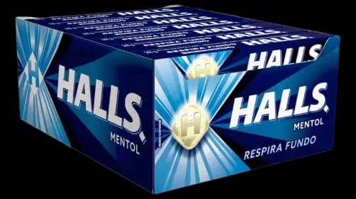 HALLS MENTOL BLUE C/21