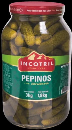 CONSERVA PEPINO INCOTRIL 1,8KG