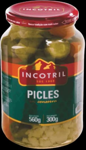 CONSERVA PICLES INCOTRIL 15X300G