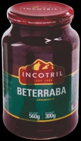 CONSERVA BETERRABA INCOTRIL 15X300G