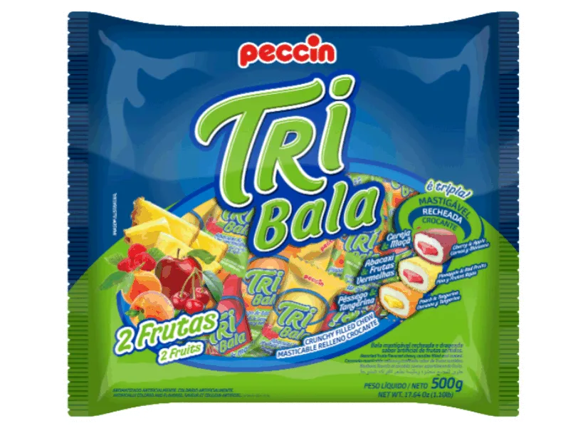BALA TRIBALA 2 FRUTAS 500G