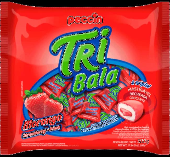 BALA TRIBALA MORANGO 500G