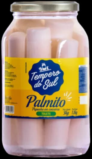 CONSERVA PALMITO TOLETE TEMP SUL 1,8KG